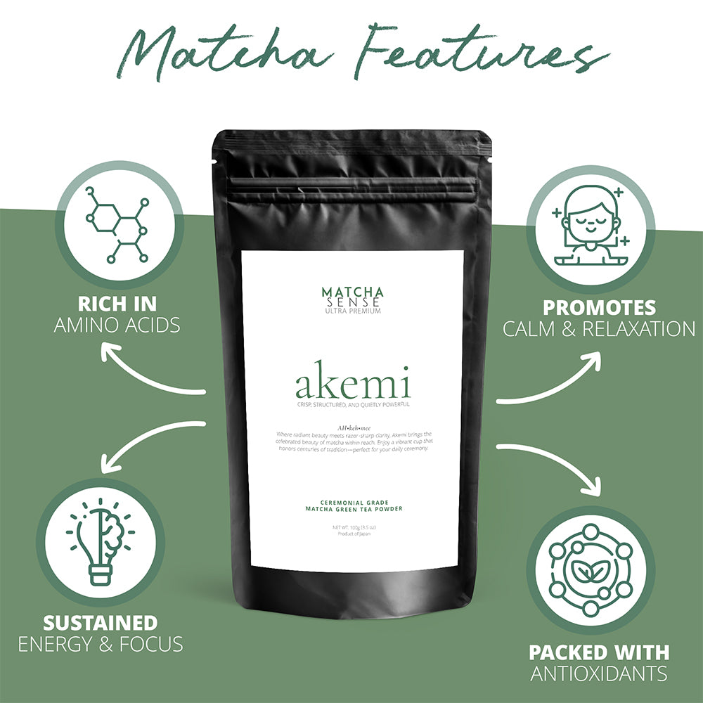 Ceremonial Grade Matcha — Akemi (100g/3.5oz)