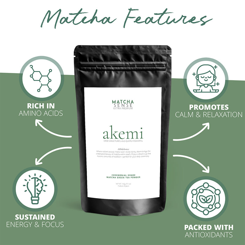 Ceremonial Grade Matcha — "Akemi" (100g)