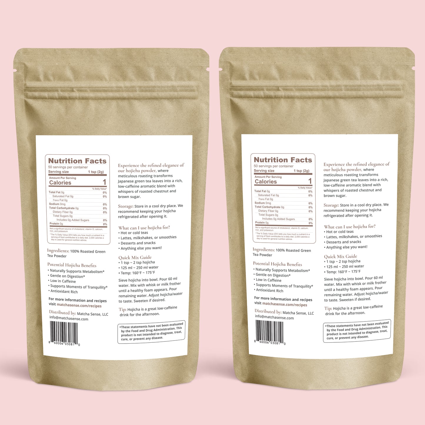 Artisan Grade Slow-Roasted Hojicha Powder