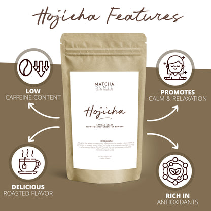 Artisan Grade Slow-Roasted Hojicha Powder
