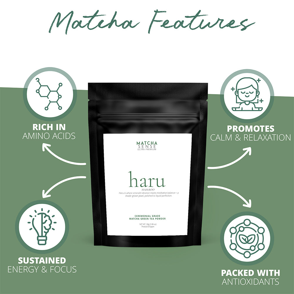 Ceremonial Grade Matcha Green Tea Powder — Haru